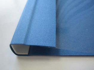 фото C-Bind Мягкие обложки А4 Softclear B 13 мм синие текстура лен